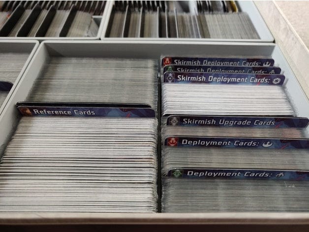 Star Wars Imperial Assault and Expansions Board Game Insert / Organizer