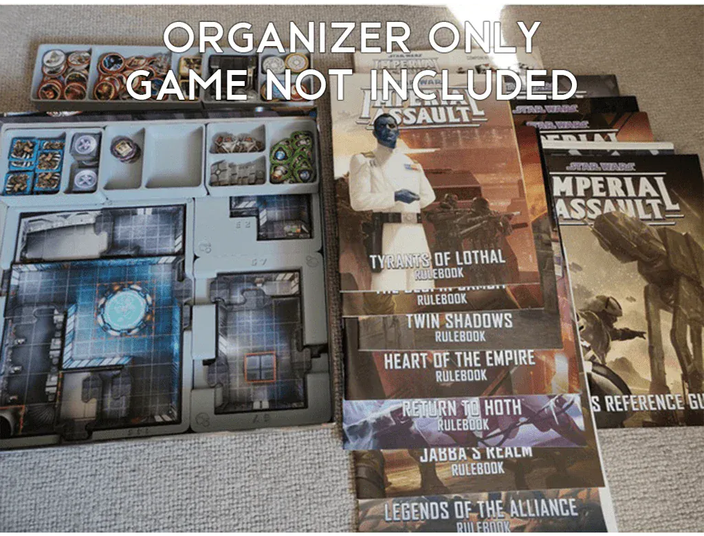 Star Wars Imperial Assault Map Tile Board Game Insert / Organizer