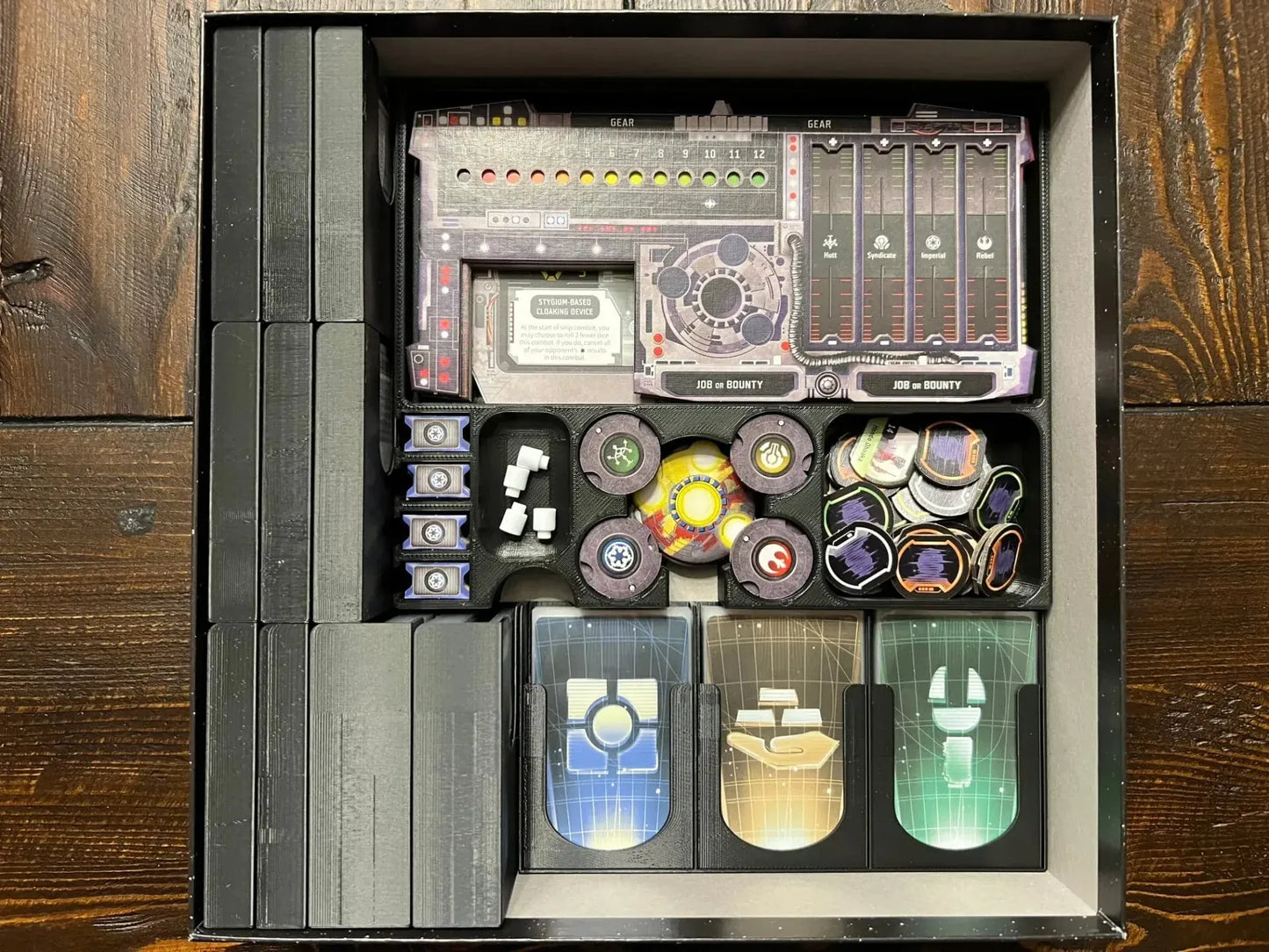 Star Wars Outer Rim with Unfinished Business Board Game Insert / Organizer