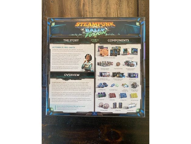 Steampunk Rally Fusion Board Game Insert / Organizer