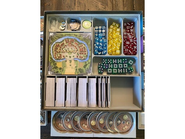 Steampunk Rally Fusion Board Game Insert / Organizer