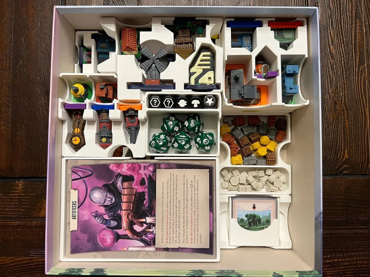 Tapestry with All 3 Expansions Board Game Insert / Organizer