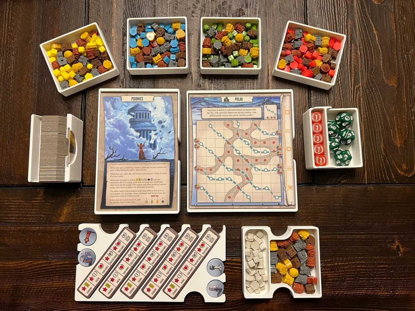 Tapestry with All 3 Expansions Board Game Insert / Organizer