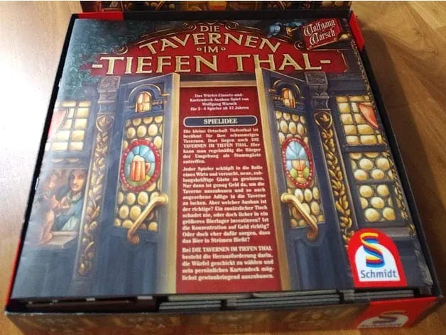 Taverns of Tiefenthal Board Game Insert / Organizer
