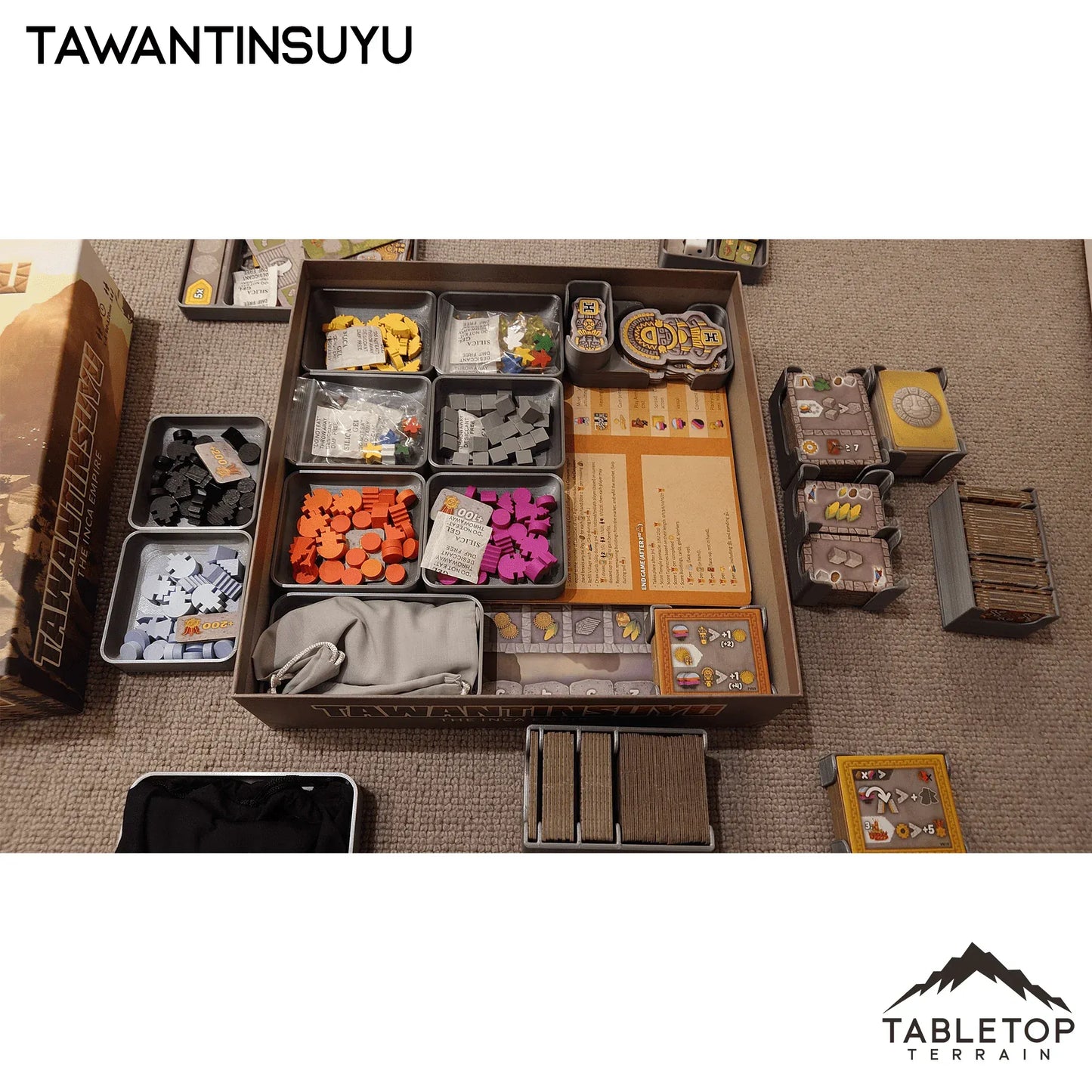 Tawantinsuyu Board Game Insert / Organizer