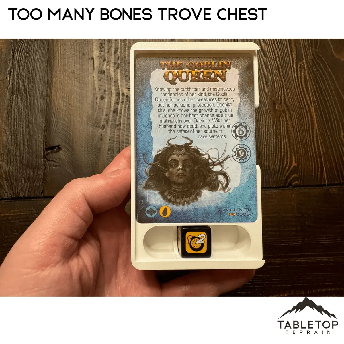 Too Many Bones Trove Chest Board Game Insert / Organizer