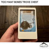 Too Many Bones Trove Chest Board Game Insert / Organizer