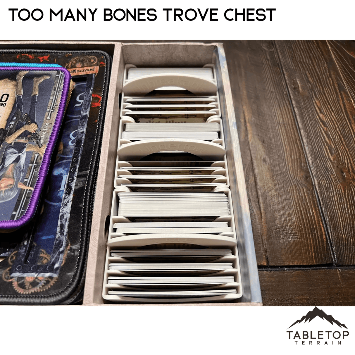 Too Many Bones Trove Chest Board Game Insert / Organizer