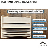 Too Many Bones Trove Chest Board Game Insert / Organizer