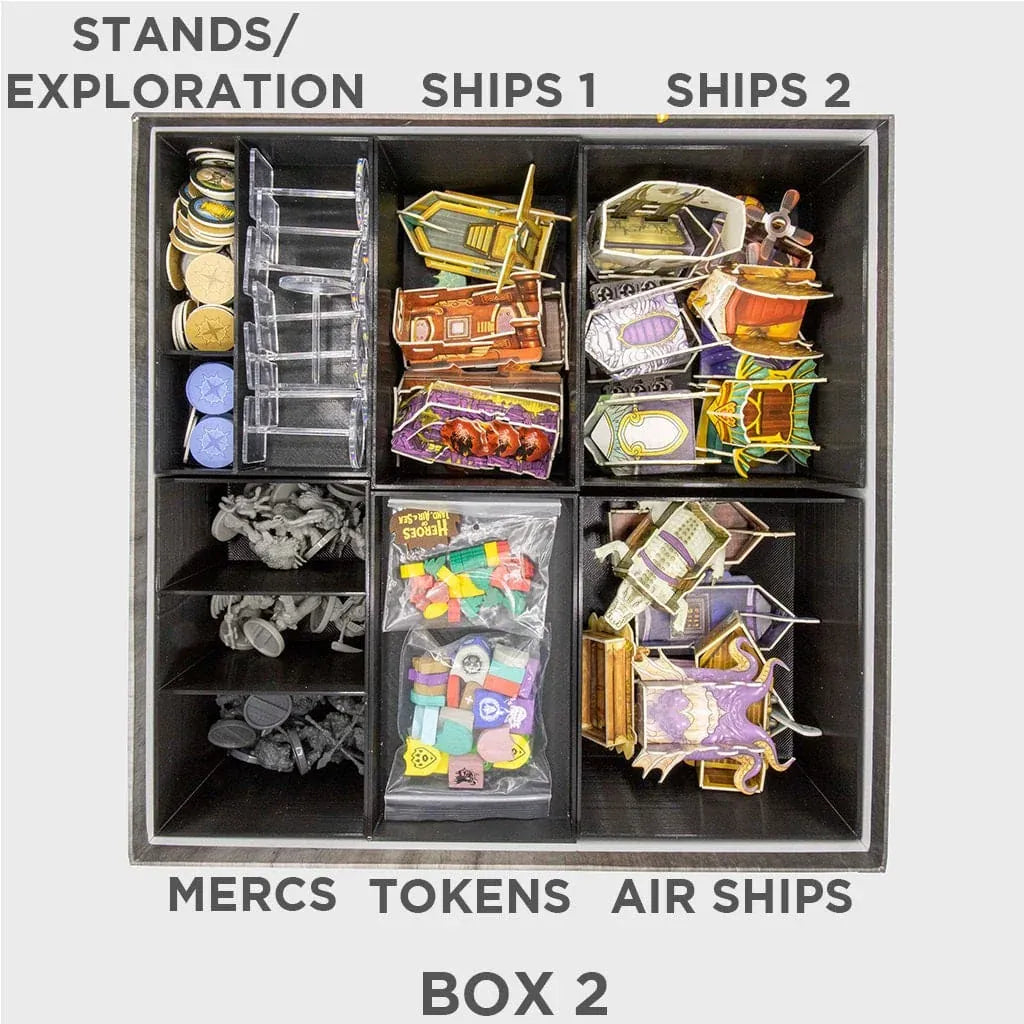 Ultimate Heroes of Land, Air, and Sea Organizer/Insert