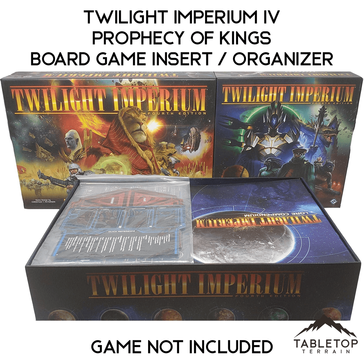Ultimate Twilight Imperium 4 + PoK Insert/Organizer