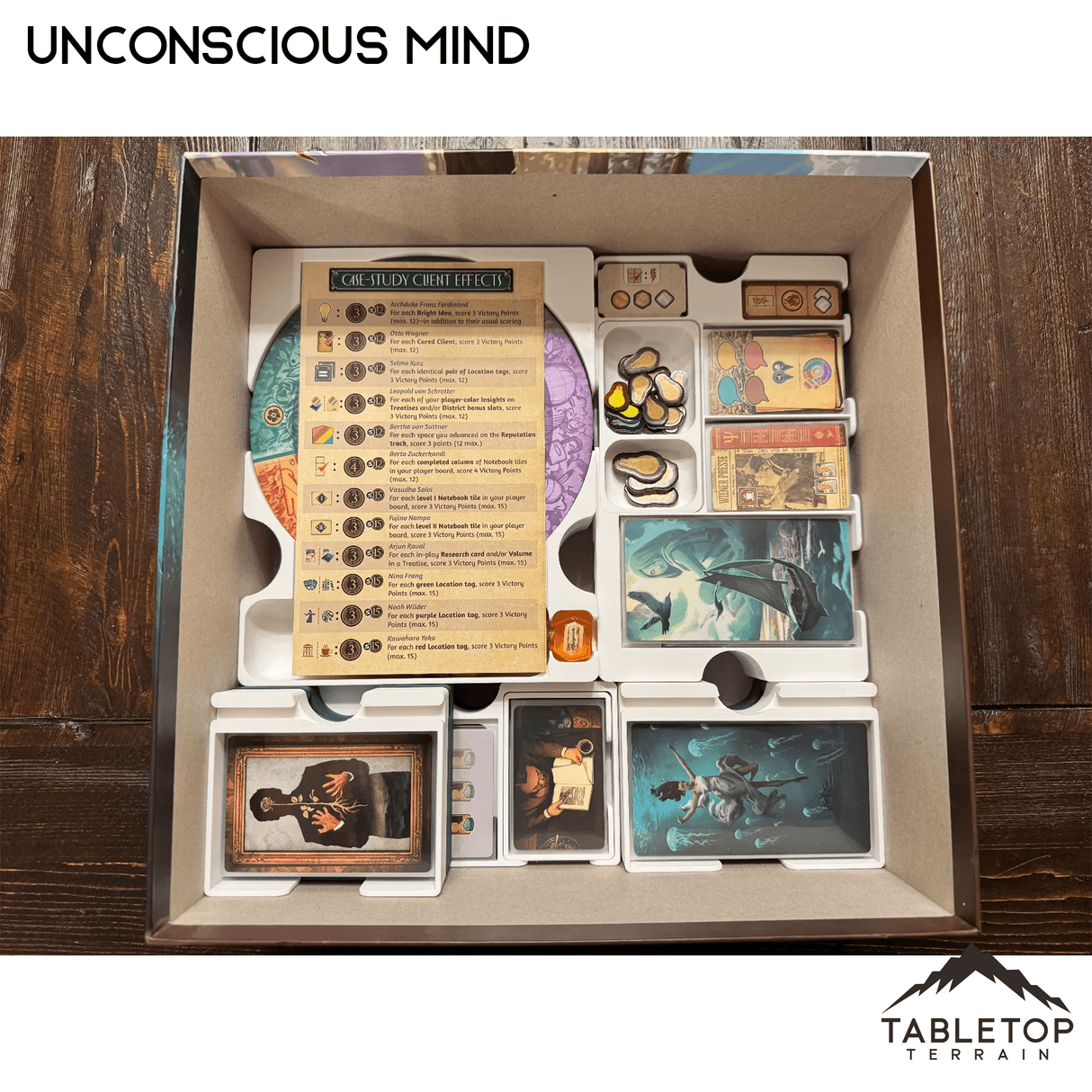 Unconscious Mind Board Game Insert / Organizer