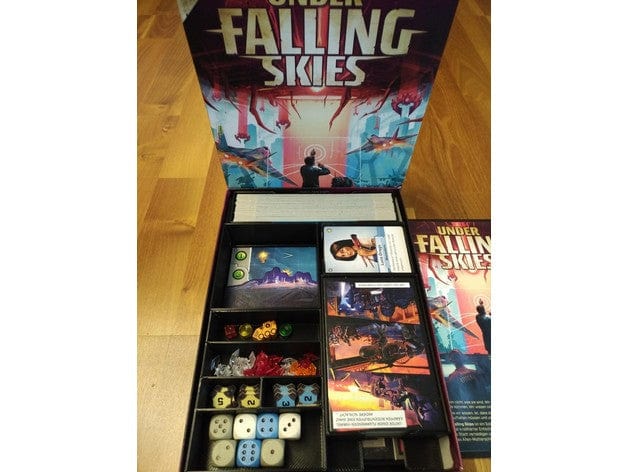 Under Falling Skies Board Game Insert / Organizer