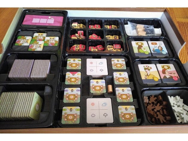 Vinhos with Kickstarter Extras Board Game Insert / Organizer