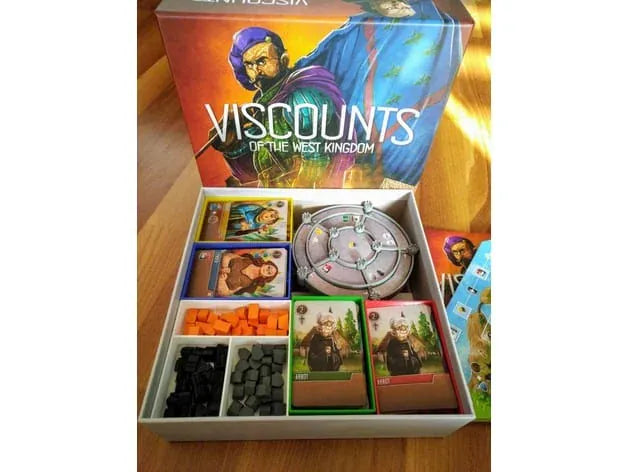 Viscounts of the West Kingdom Board Game Insert / Organizer