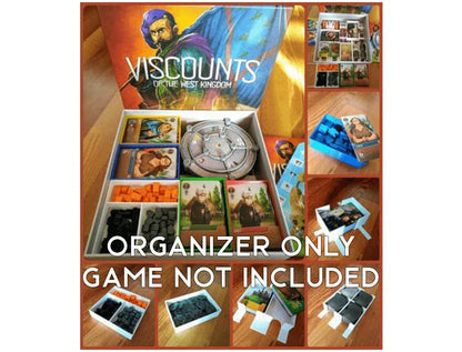 Viscounts of the West Kingdom Board Game Insert / Organizer