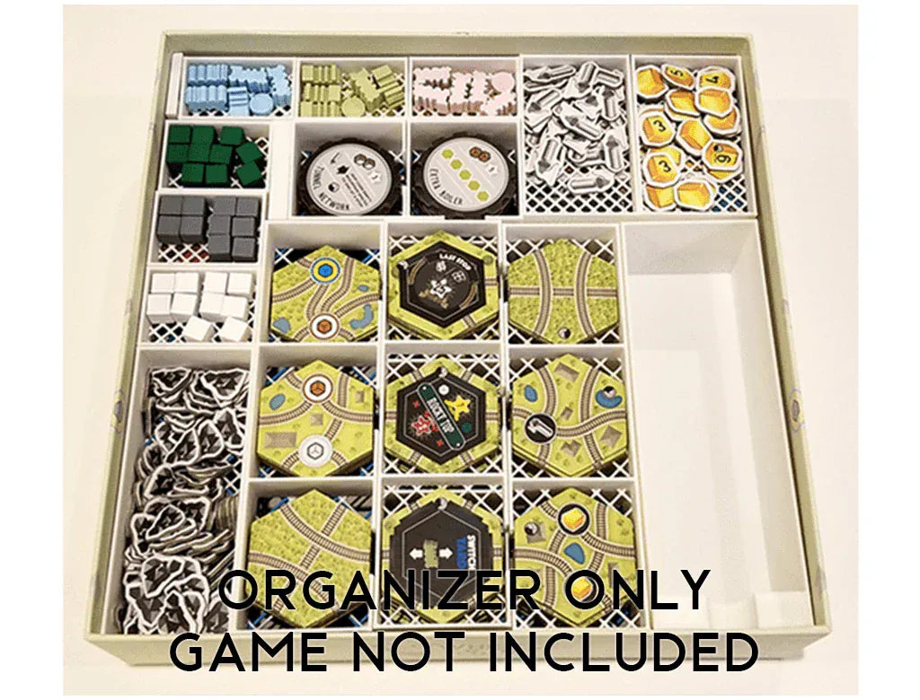 Whistle Stop + Rocky Mountain Expansion Board Game Insert / Organizer