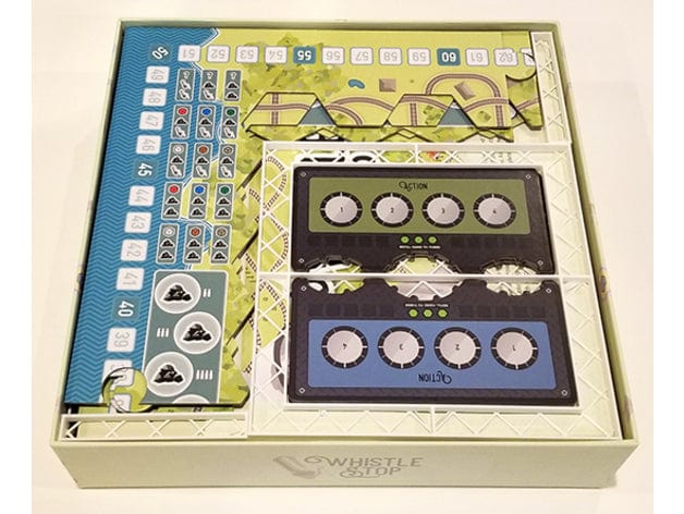 Whistle Stop + Rocky Mountain Expansion Board Game Insert / Organizer