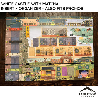 White Castle with Matcha Insert / Organizer - Also Fits Promos