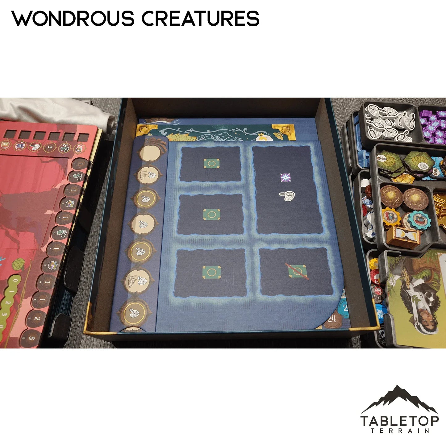 Wondrous Creatures & expansions Board Game Insert / Organizer