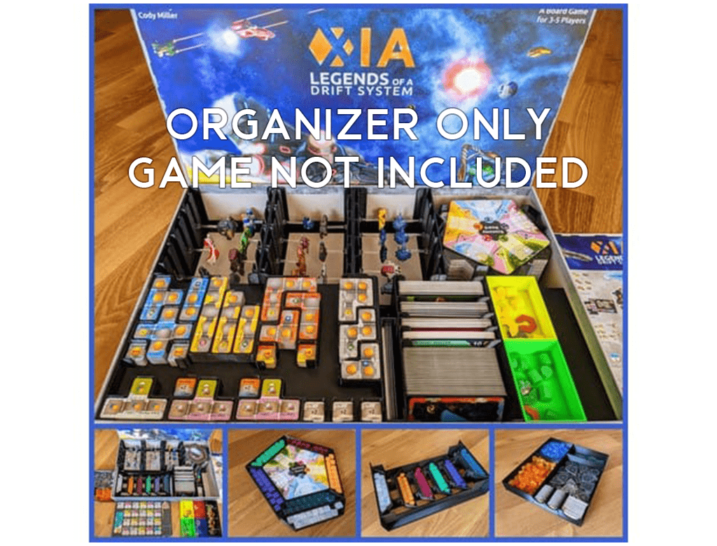 Xia Legends of a Drift System Board Game Insert / Organizer with Expansions