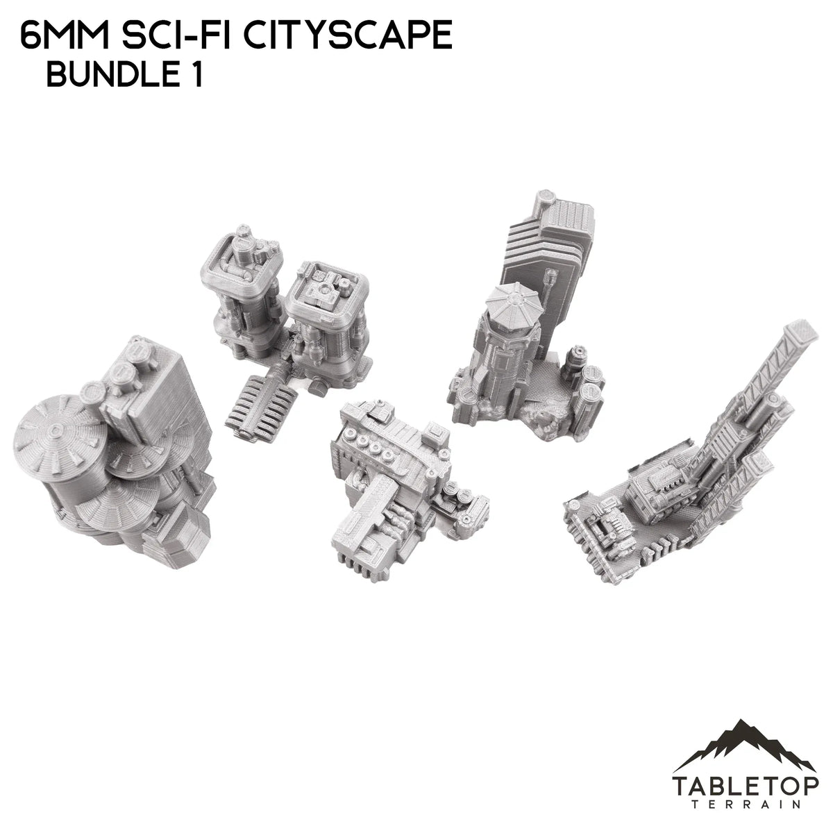 6mm Sci-Fi Cityscape Bundle 1