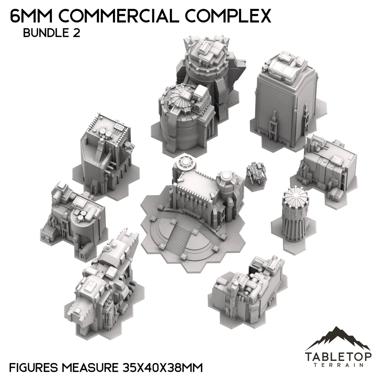 6mm Sci-Fi Commercial Complex Bundle 2