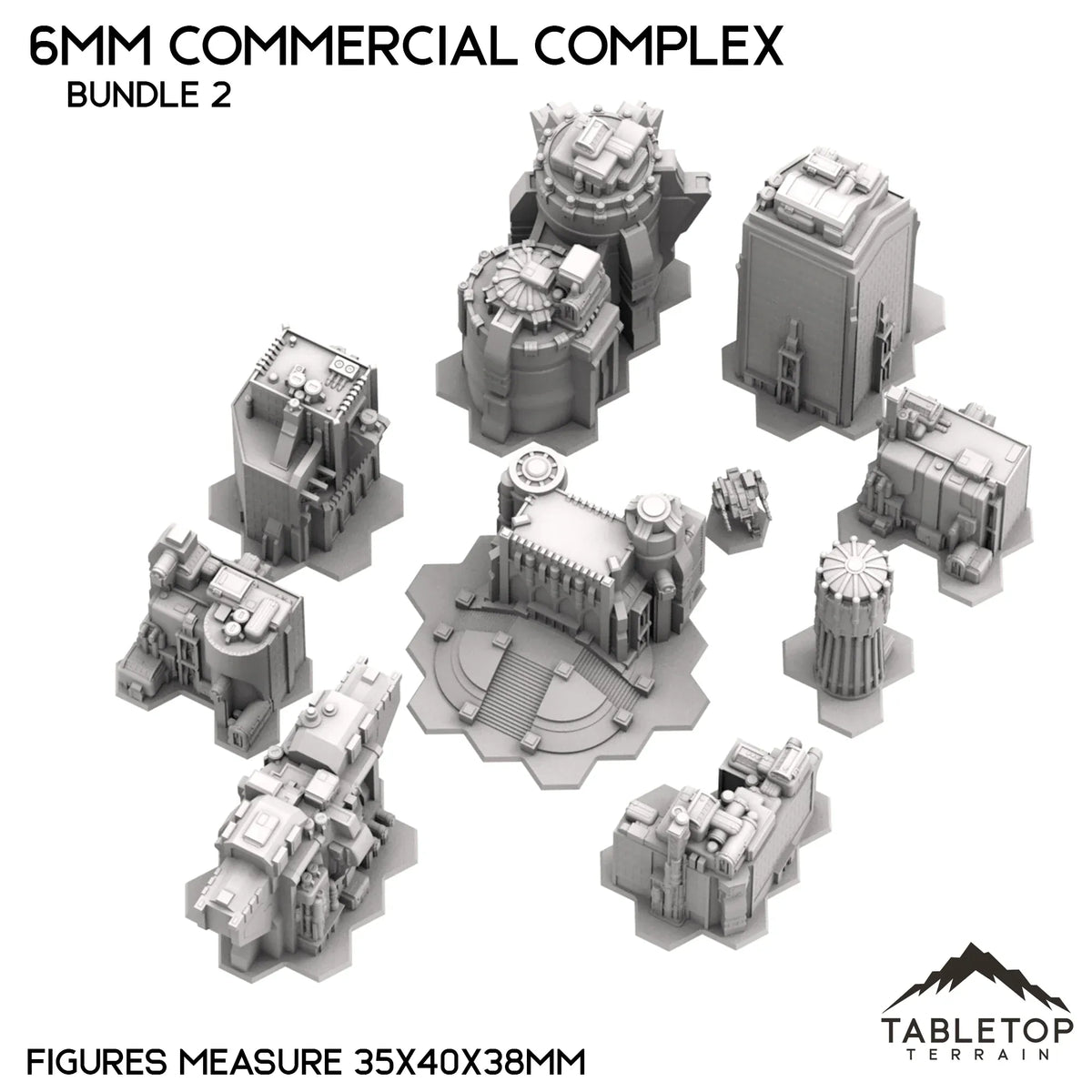 6mm Sci-Fi Commercial Complex Bundle 2