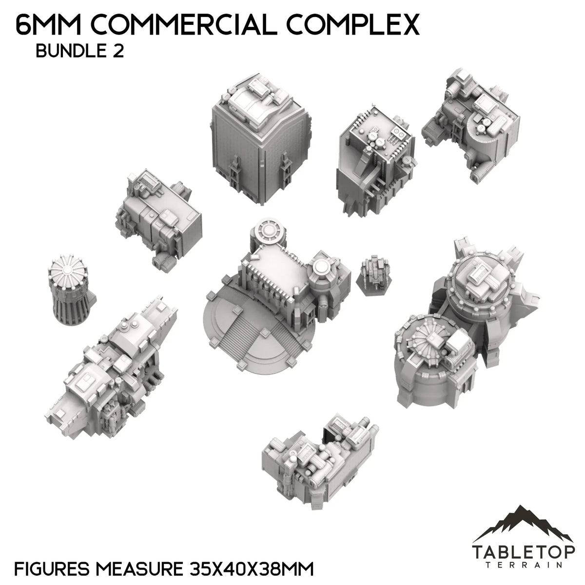 6mm Sci-Fi Commercial Complex Bundle 2