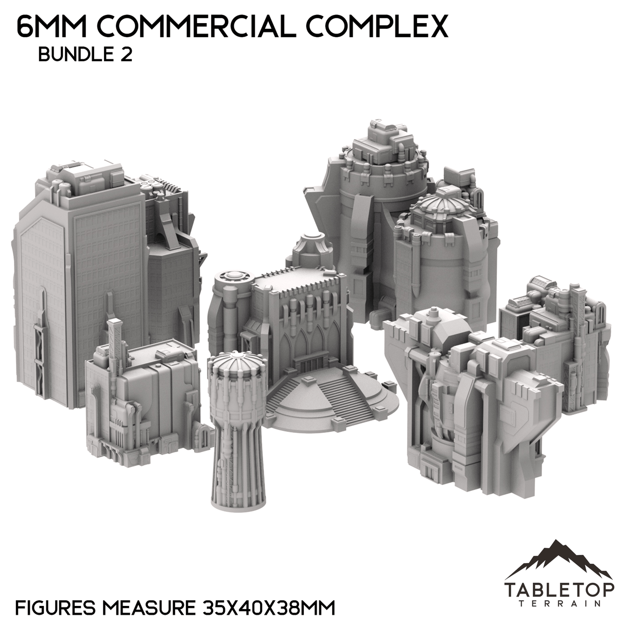 6mm Sci-Fi Commercial Complex Bundle 2