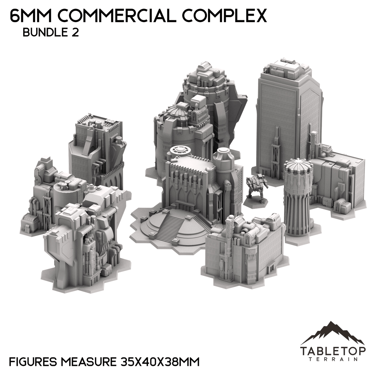 6mm Sci-Fi Commercial Complex Bundle 2