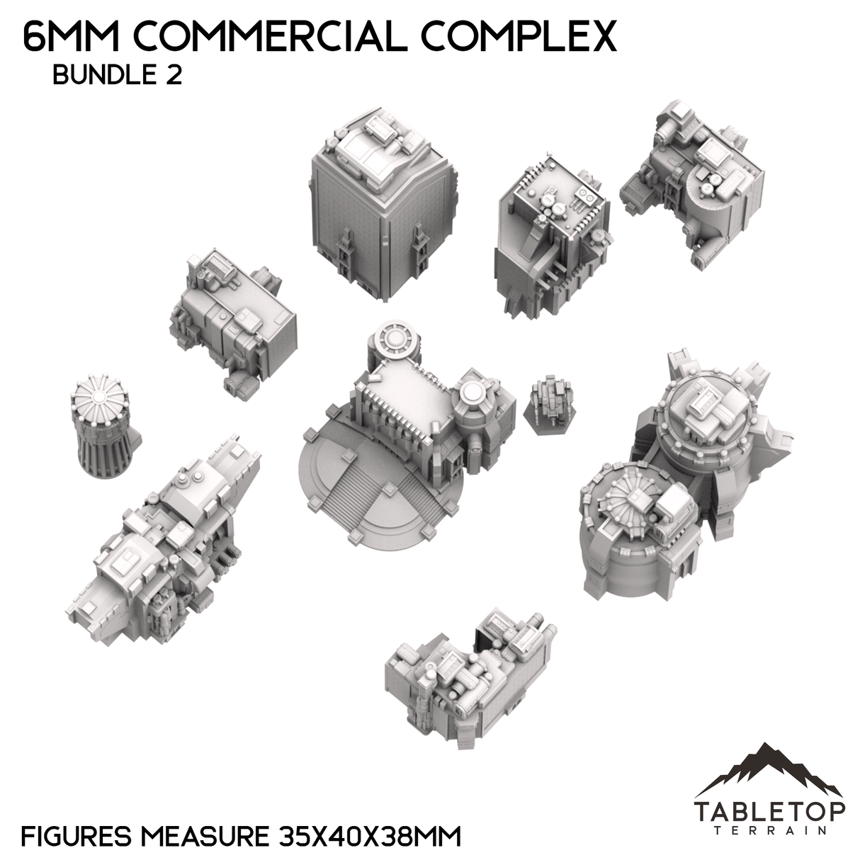 6mm Sci-Fi Commercial Complex Bundle 2