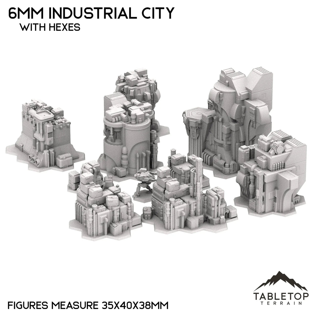 6mm Sci-Fi Industrial City Bundle 1