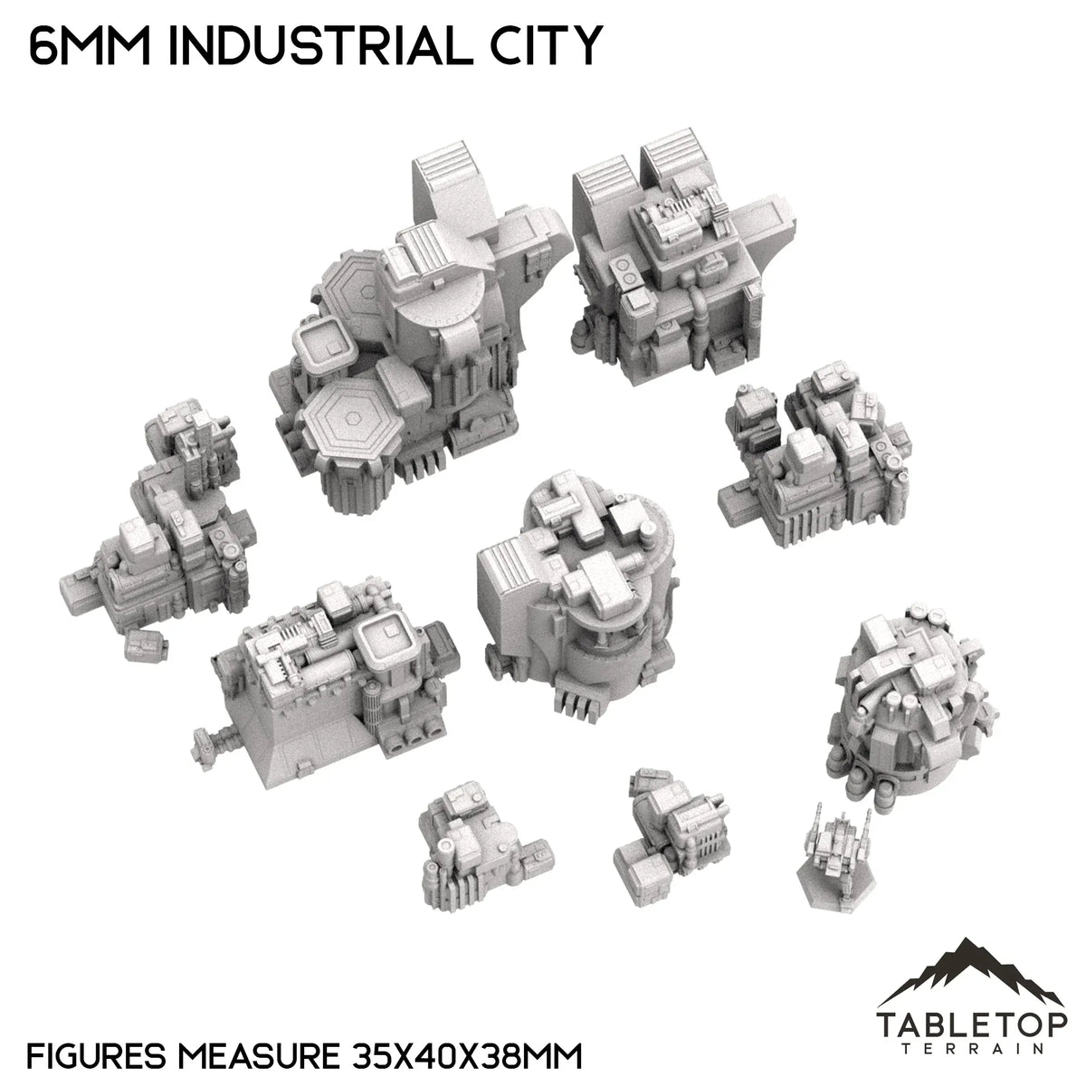 6mm Sci-Fi Industrial City Bundle 1