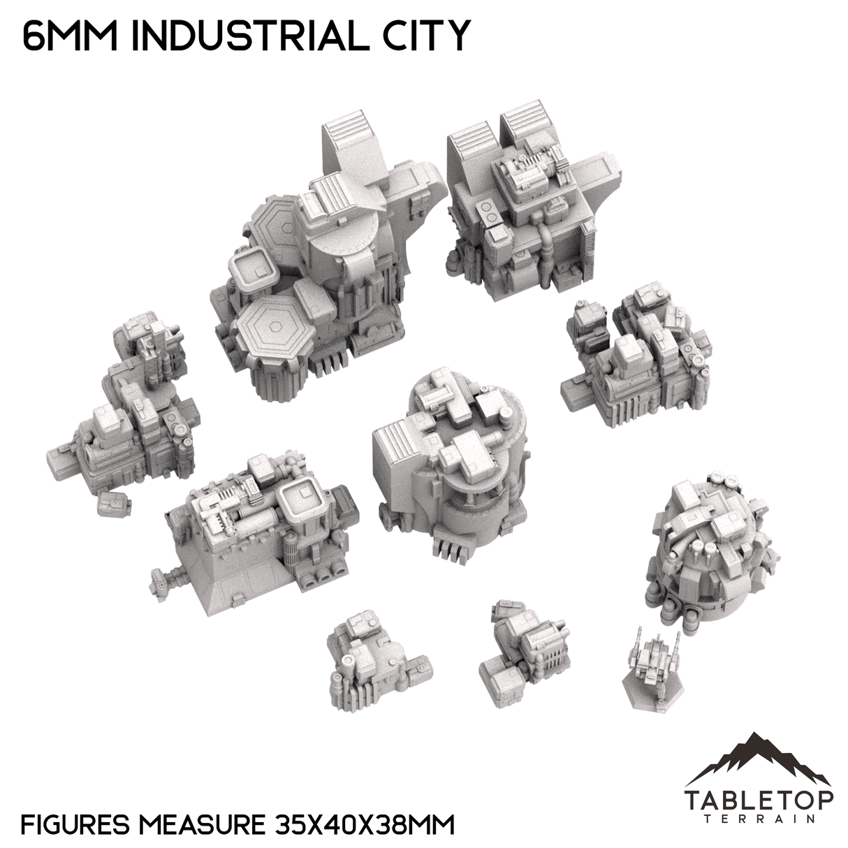6mm Sci-Fi Industrial City Bundle 1