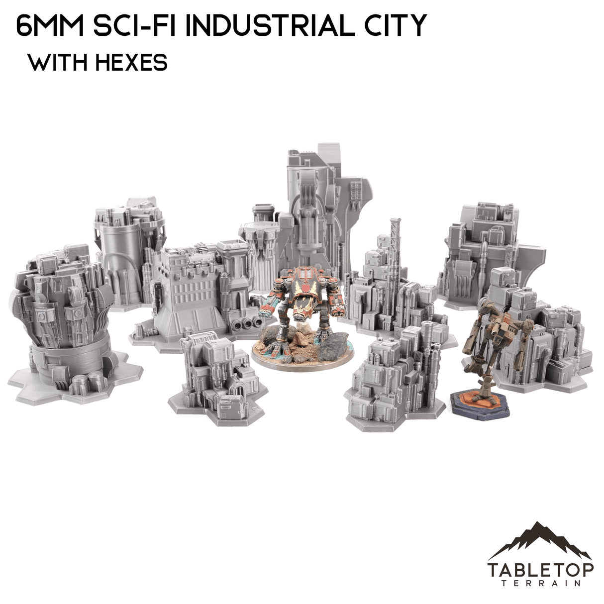 6mm Sci-Fi Industrial City Bundle 1