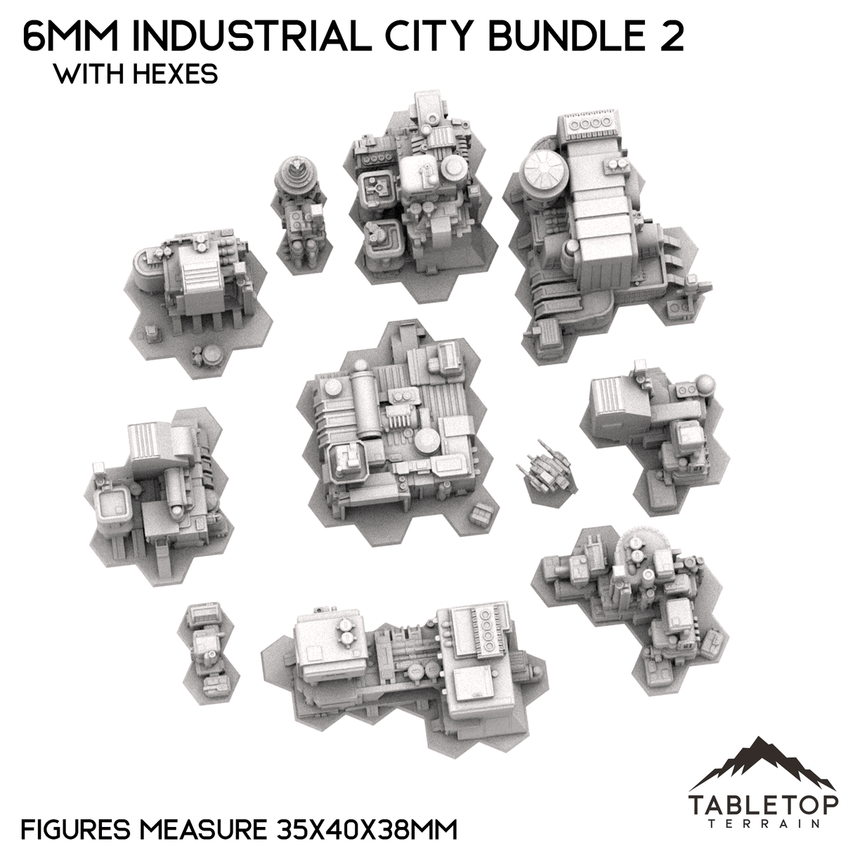 6mm Sci-Fi Industrial City Bundle 2