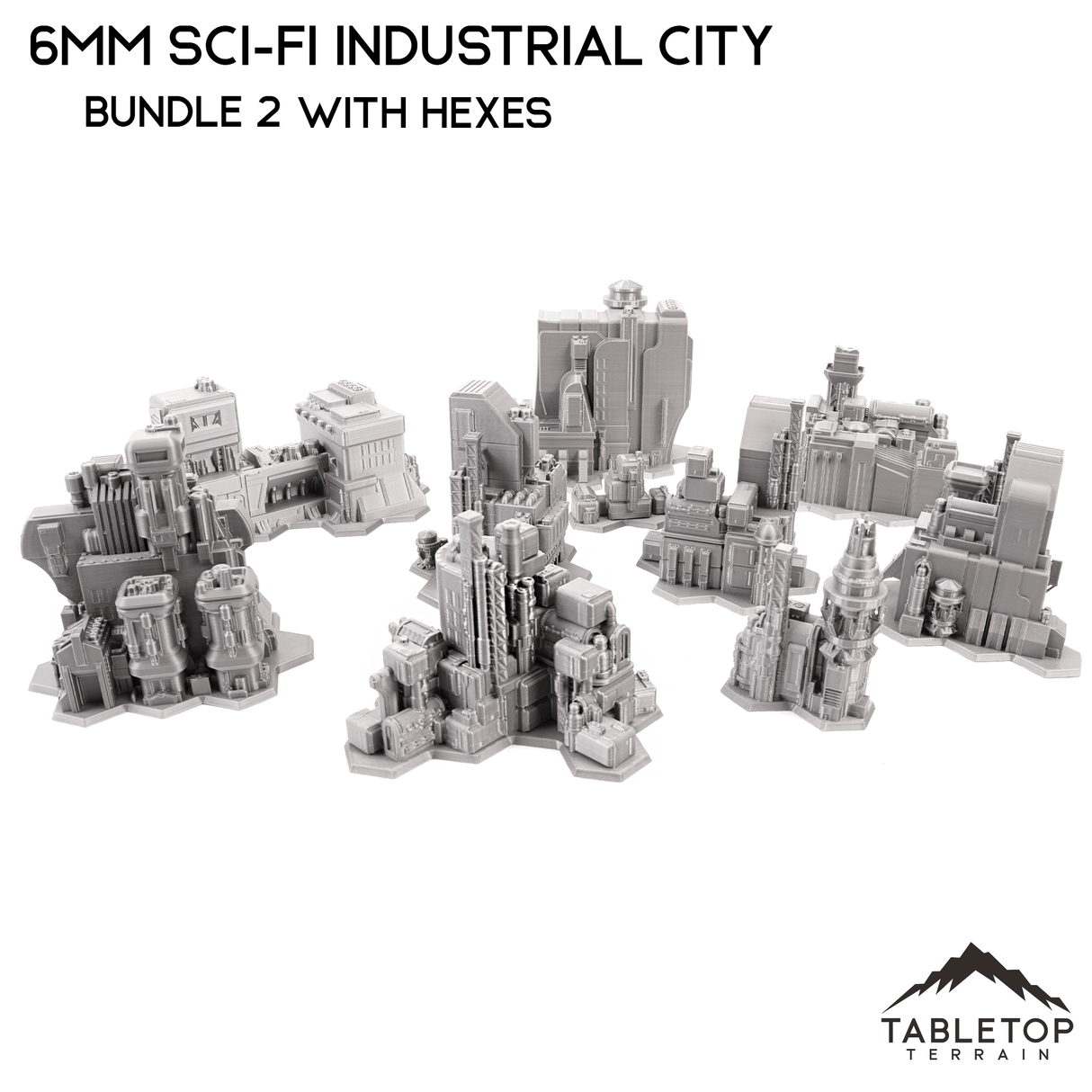6mm Sci-Fi Industrial City Bundle 2
