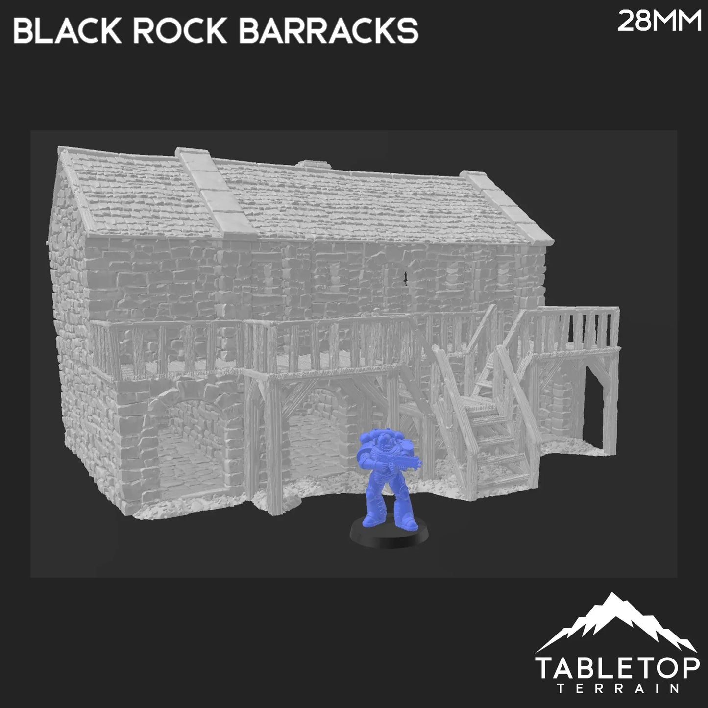 Black Rock Barracks - Country & King - Fantasy Historical Building
