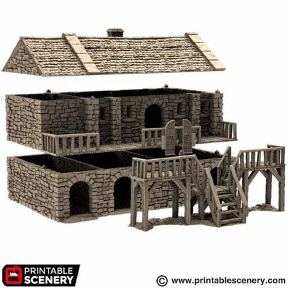 Black Rock Barracks - Country & King - Fantasy Historical Building