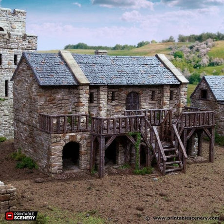 Black Rock Barracks - Country & King - Fantasy Historical Building