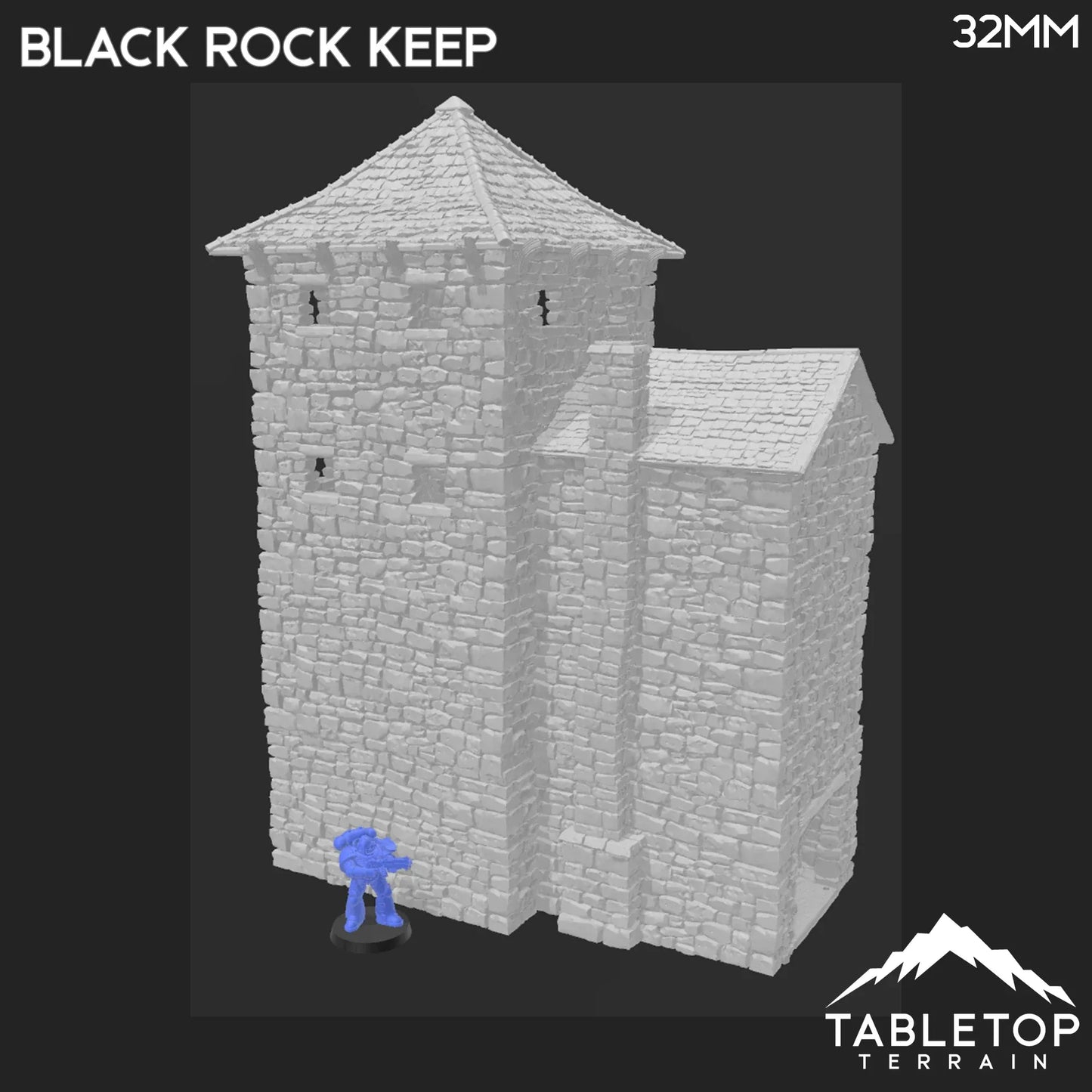 Black Rock Keep - Country & King - Fantasy Historical Building