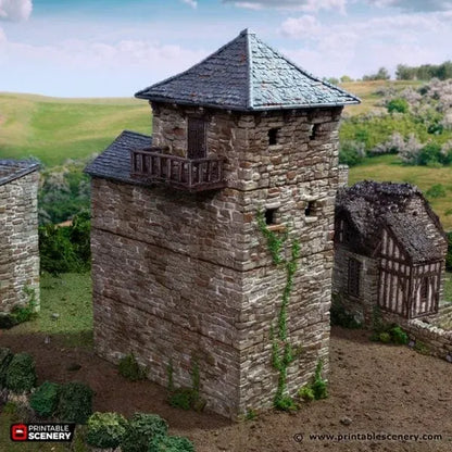 Black Rock Keep - Country & King - Fantasy Historical Building