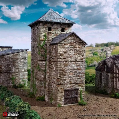 Black Rock Keep - Country & King - Fantasy Historical Building