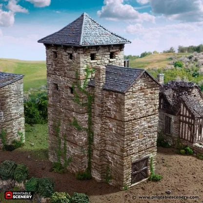 Black Rock Keep - Country & King - Fantasy Historical Building