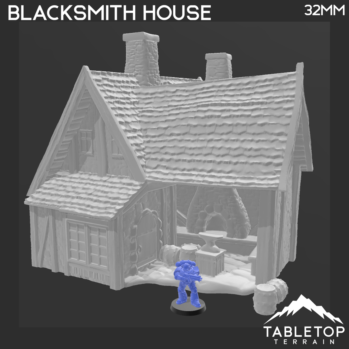 Blacksmith House - Town of Grexdale - Fantasy Building