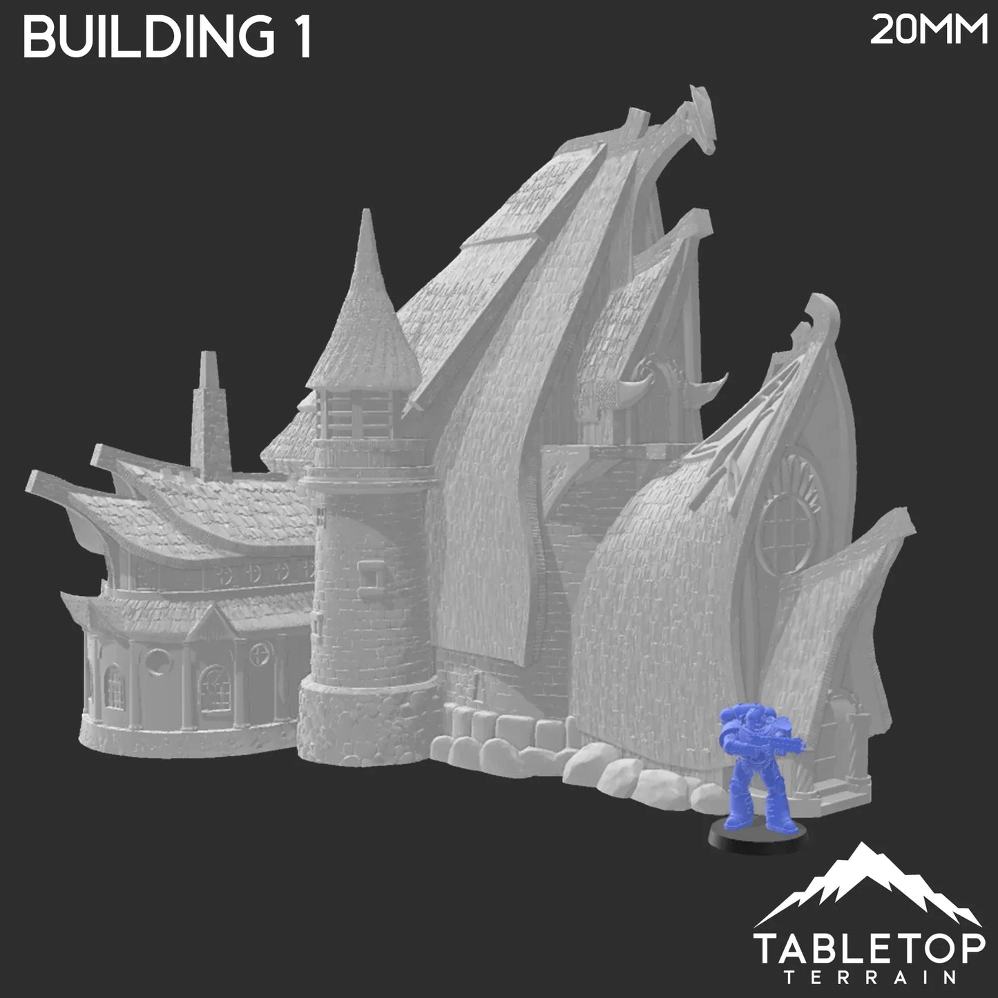 Building 1 - City of Spiritdale - Fantasy Building