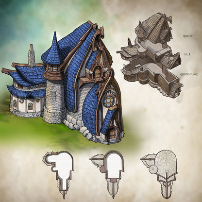 Building 1 - City of Spiritdale - Fantasy Building