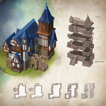 Building 2 - City of Spiritdale - Fantasy Building