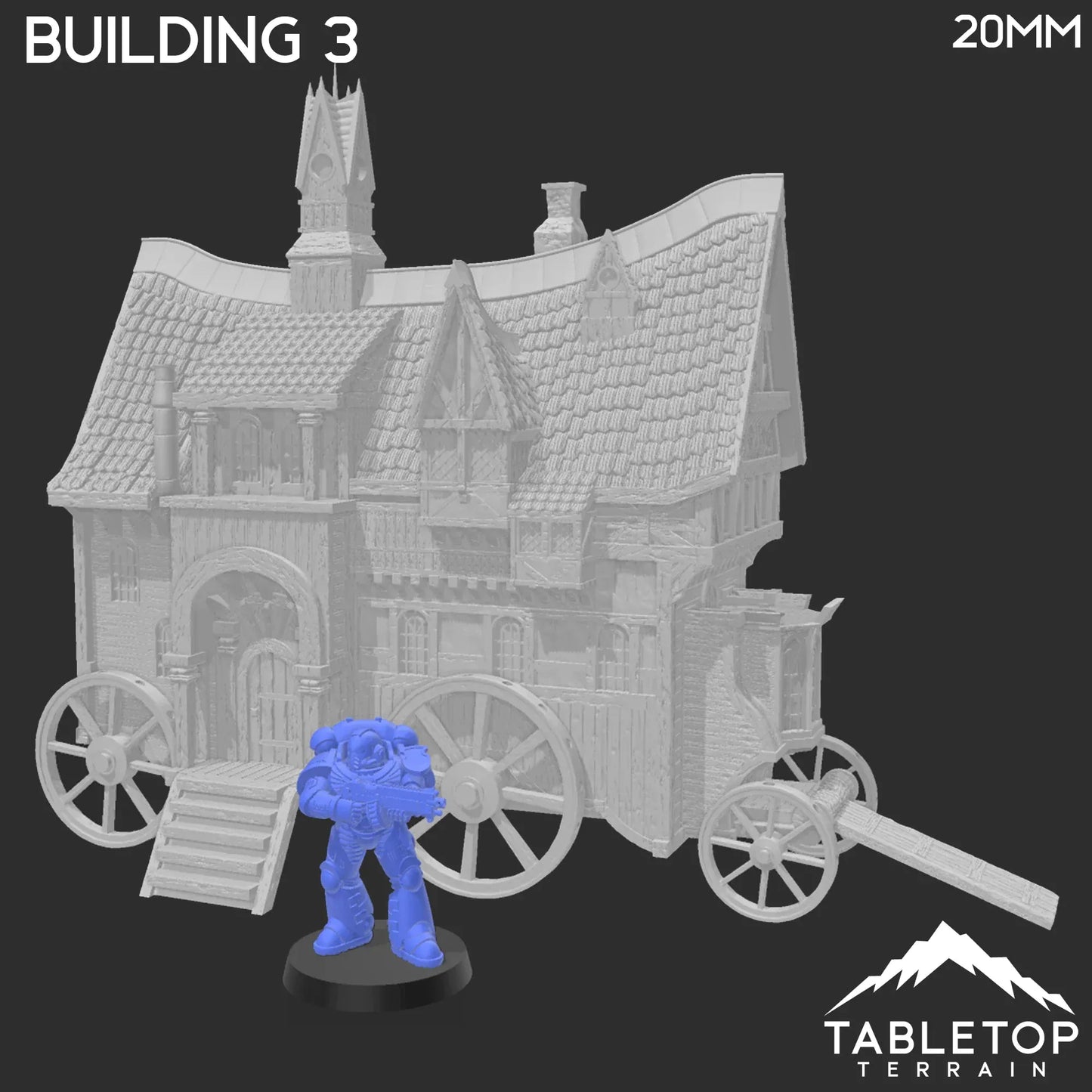 Building 3 - City of Spiritdale - Fantasy Building